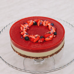 Avokádó-matcha torta