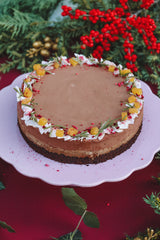 Diós-narancsos csokoládétorta