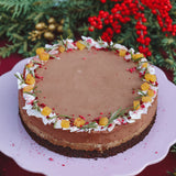 Diós-narancsos csokoládétorta
