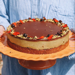 Feketeribizli pisztácia torta