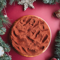 Étcsokoládé-meggy torta