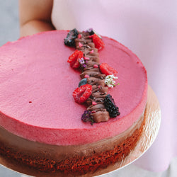 Erdei gyümölcsös-csokoládé torta